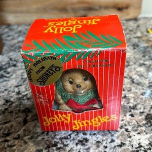 Vintage Shoney’s Christmas Jolly Jingles Ornament Bear Bell